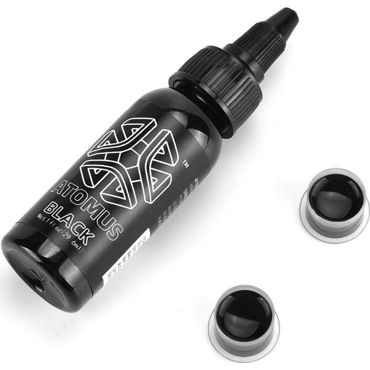 Tinta para Tatuajes JimKing 30ml Pigmento Negro Natural