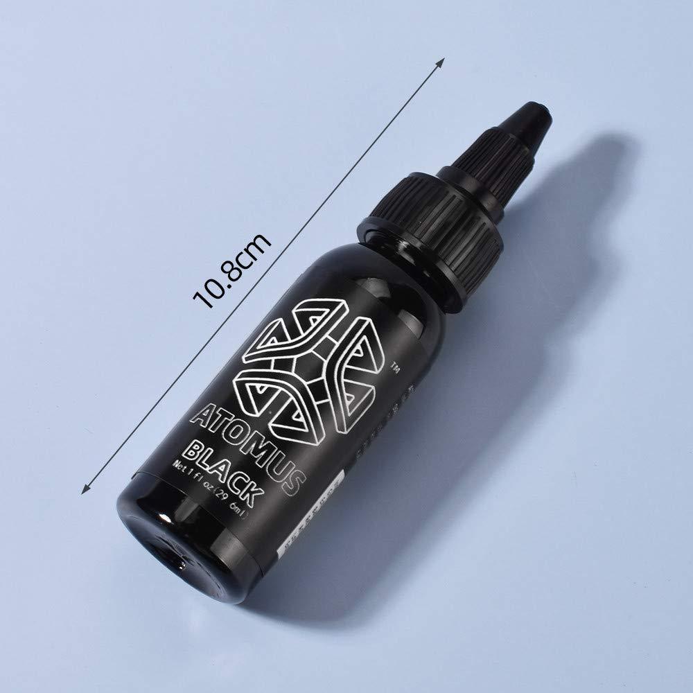 Tinta para Tatuajes JimKing 30ml Pigmento Negro Natural