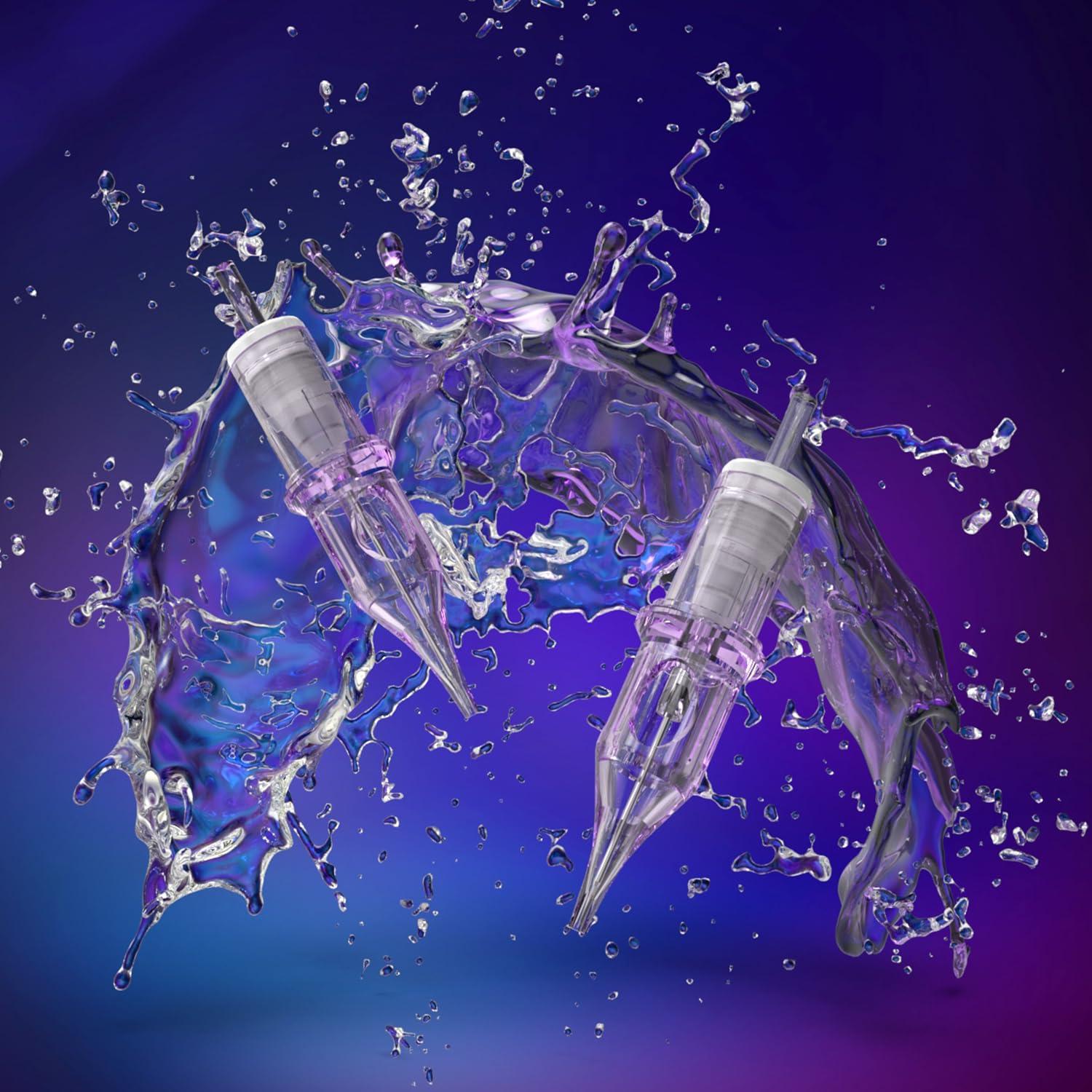 Agujas de Cartucho para Tatuaje OFEYLE 50PCS Mixtas Liner y Shader