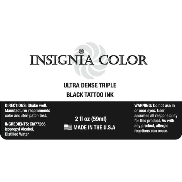 Tinta de Tatuaje Negra Insignia Color 2oz Ultra Densa Orgánica
