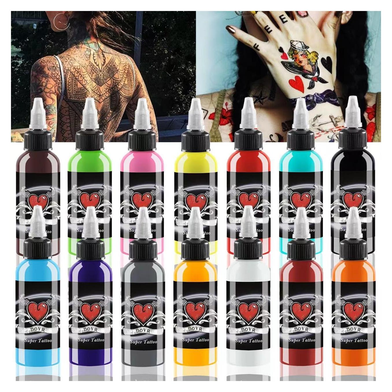 Conjunto de Tinta para Tatuajes BaodeLi 14 Colores 30ml