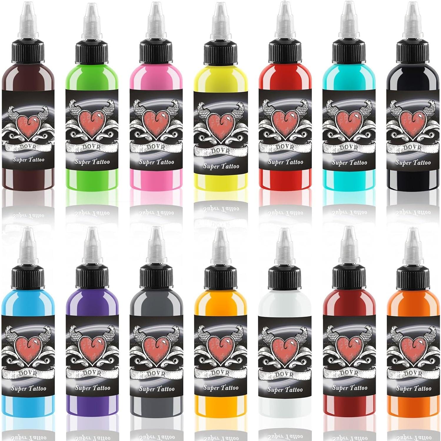 Conjunto de Tinta para Tatuajes BaodeLi 14 Colores 30ml