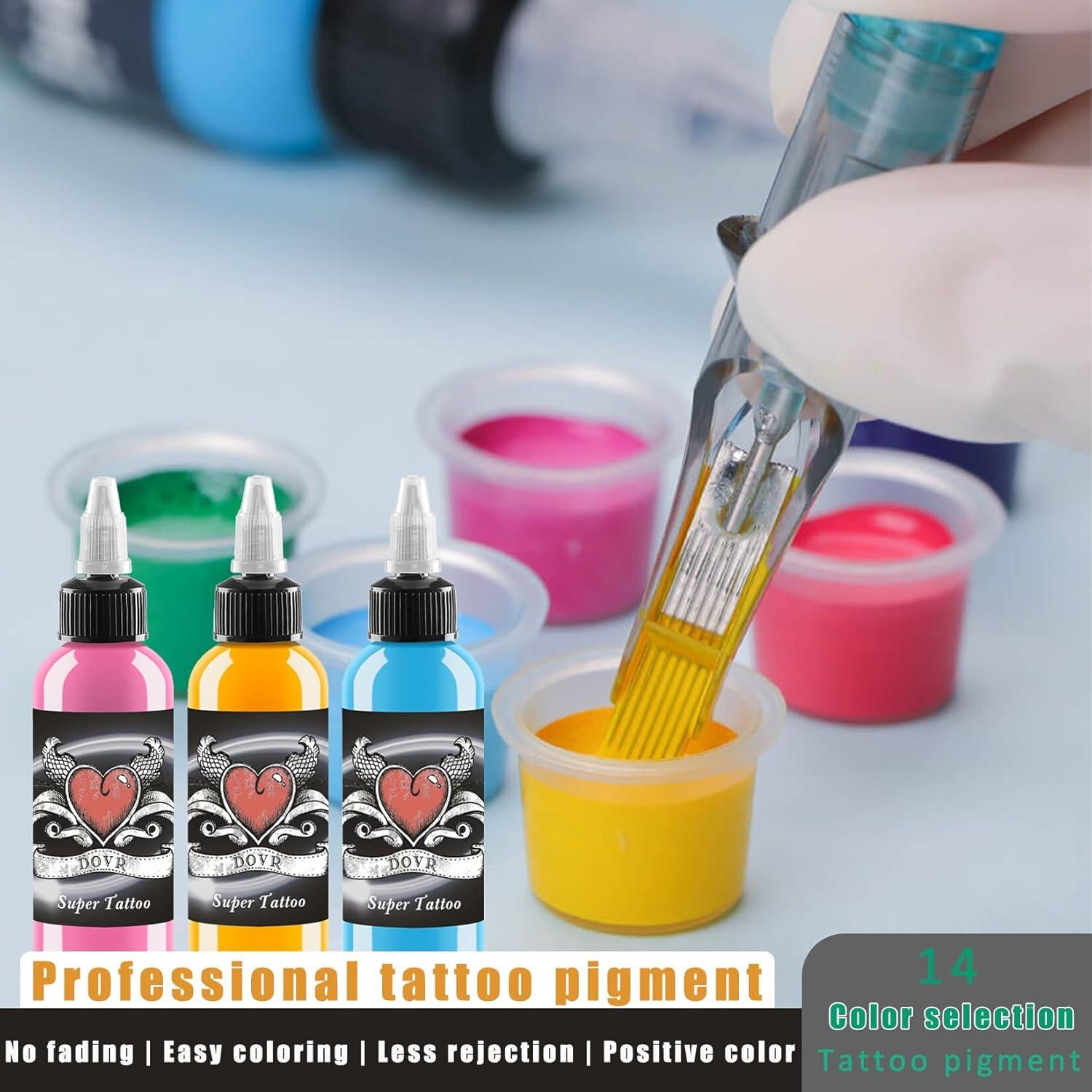 Conjunto de Tinta para Tatuajes BaodeLi 14 Colores 30ml