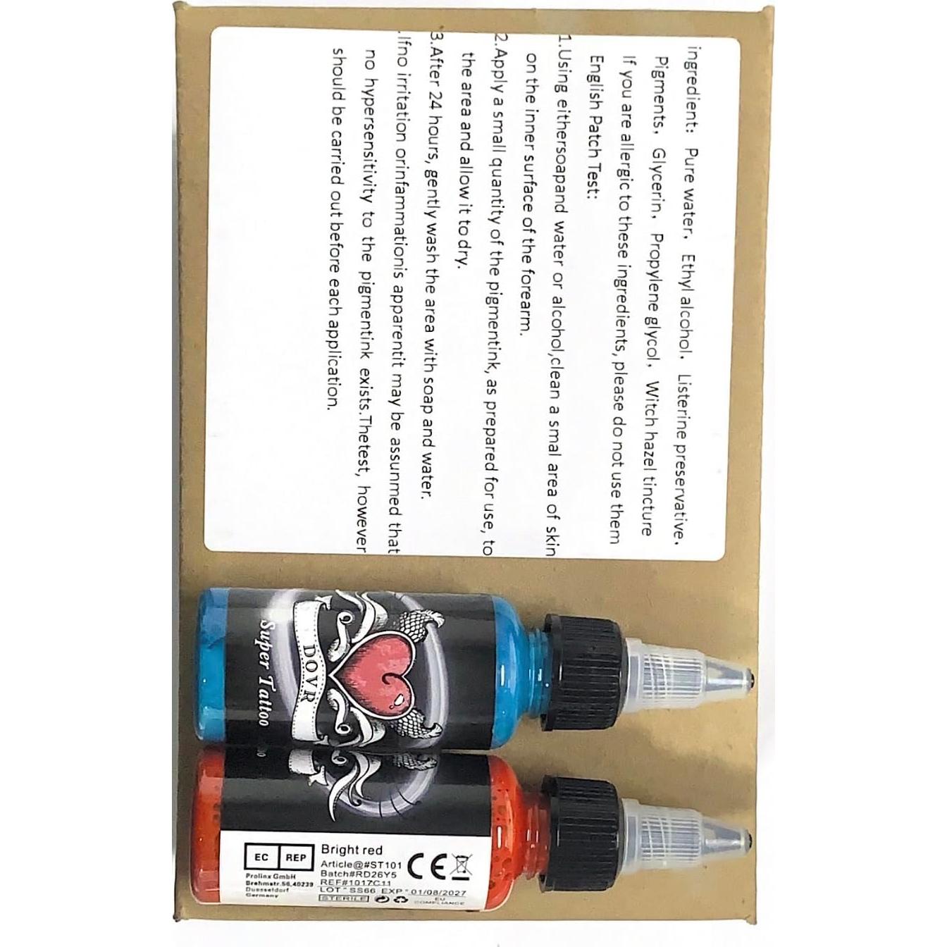 Conjunto de Tinta para Tatuajes BaodeLi 14 Colores 30ml