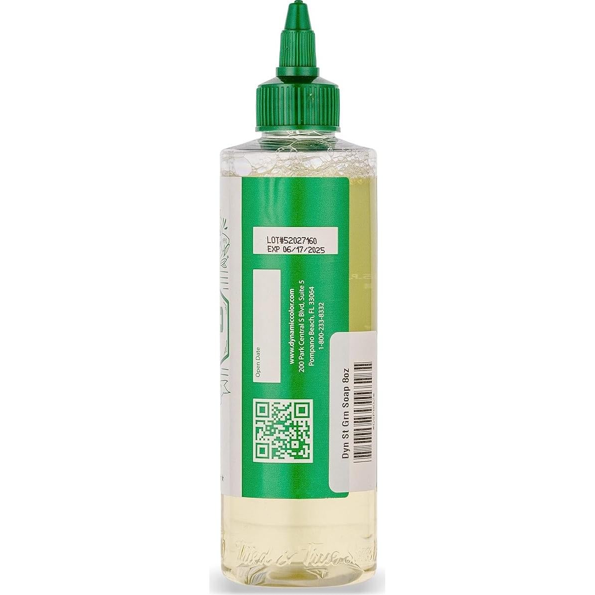 Tinta de Tatuaje Negra y Jabón Verde Suave Dynamic 236ml