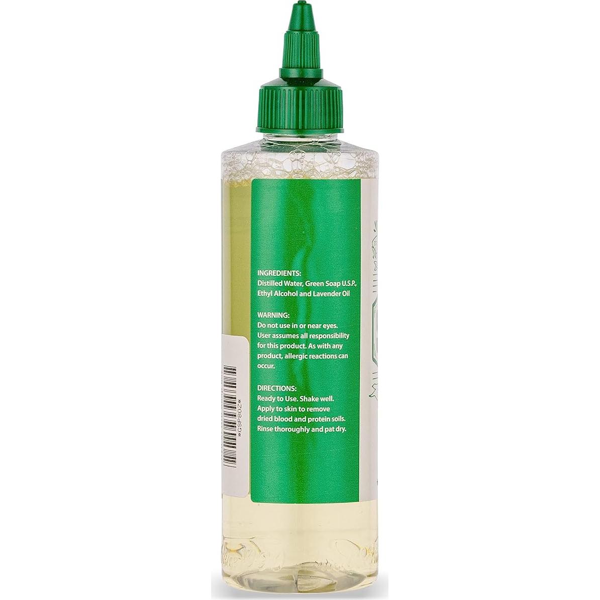 Tinta de Tatuaje Negra y Jabón Verde Suave Dynamic 236ml