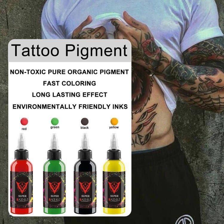 Kit de Tinta de Tatuaje BAODELI 14 Colores 30ml UV