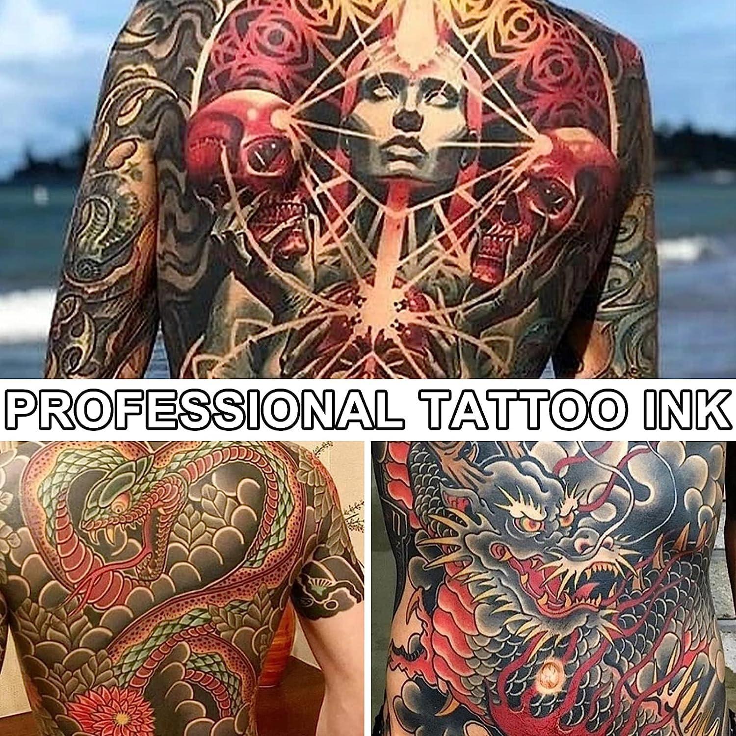 Kit de Tinta de Tatuaje BAODELI 14 Colores 30ml UV