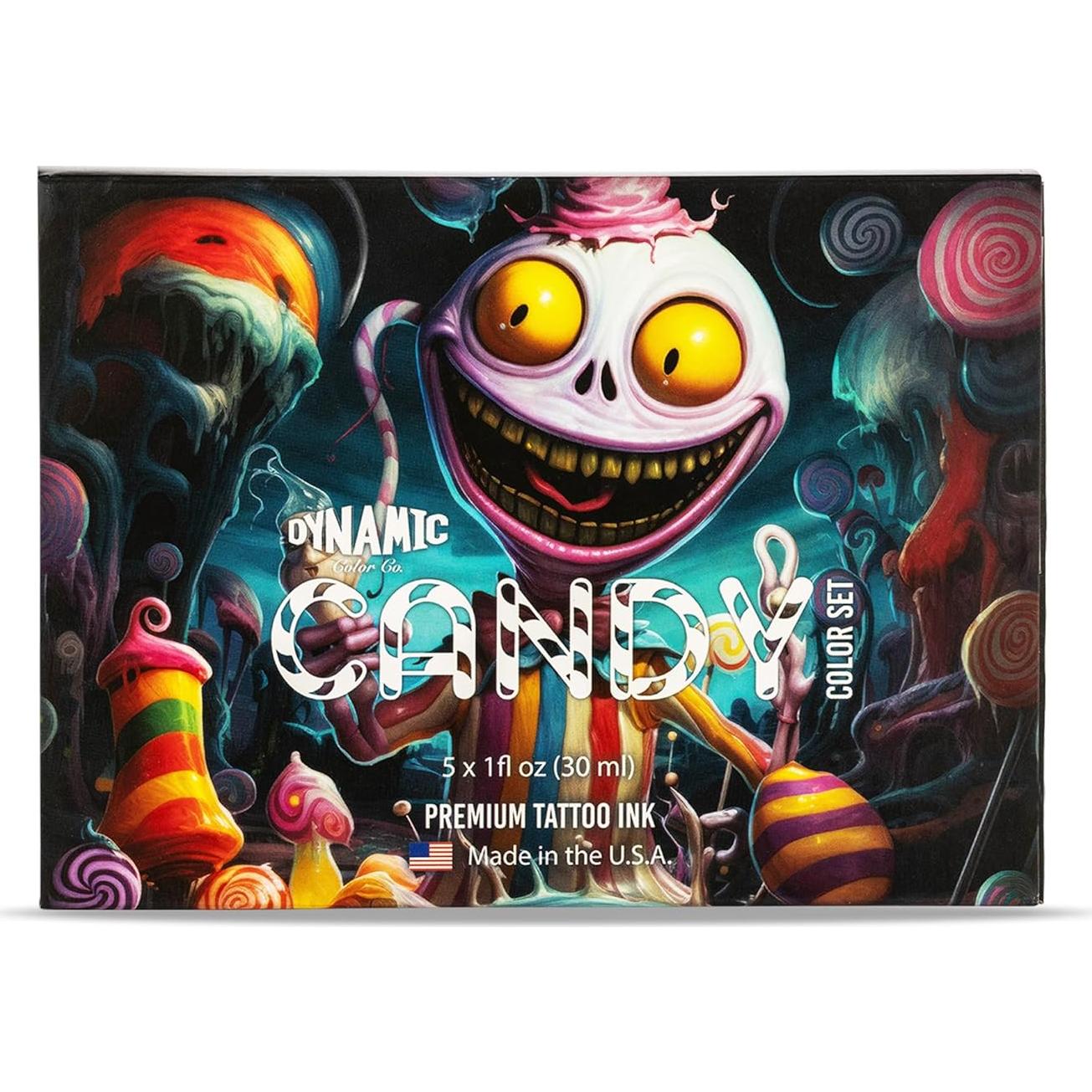 Set de Tinta para Tatuajes Dynamic Color Co - 5 Colores Vibrantes 28.35 ml