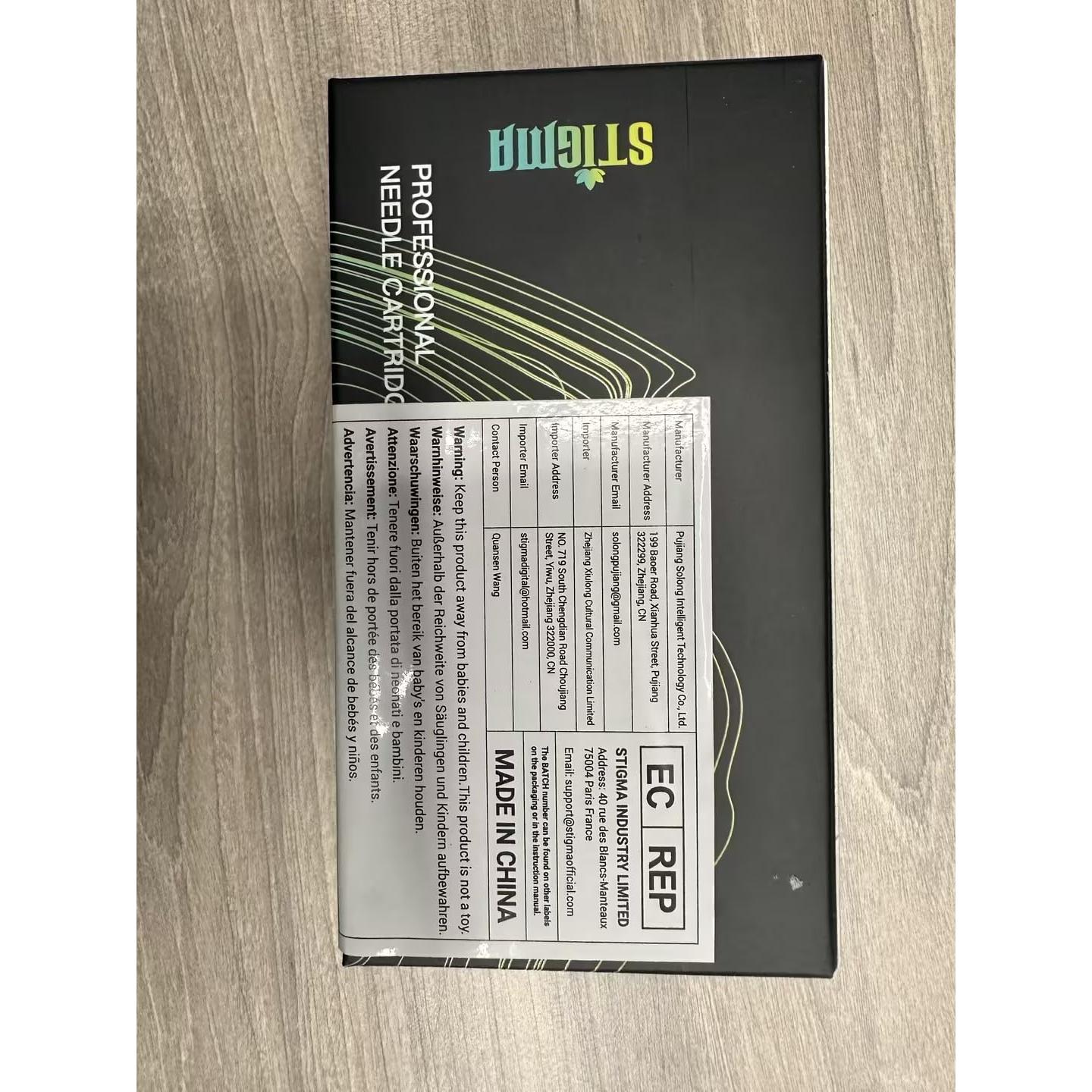 Agujas de Tatuaje Cartucho STIGMA 50pcs Acuamarina 0.35mm