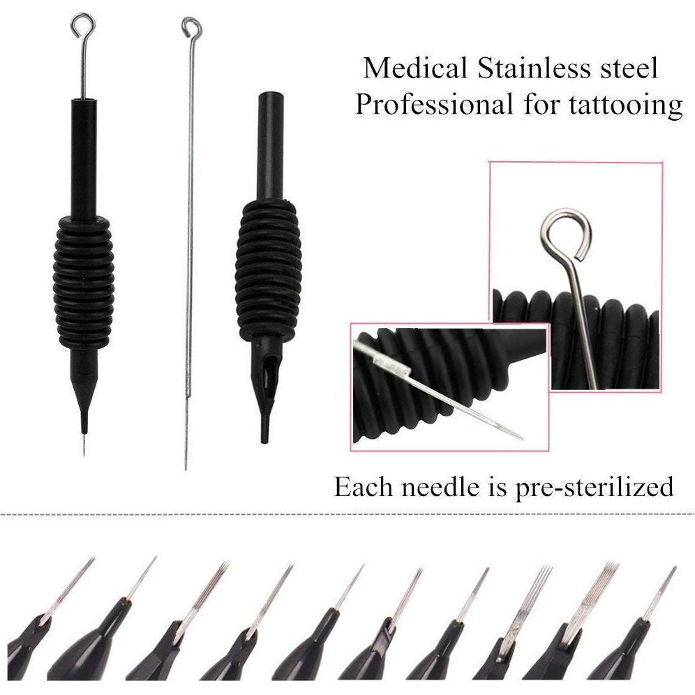 Agujas y Tubos de Tatuaje Dragonhawk 60 Cuentas 3RL-9M1