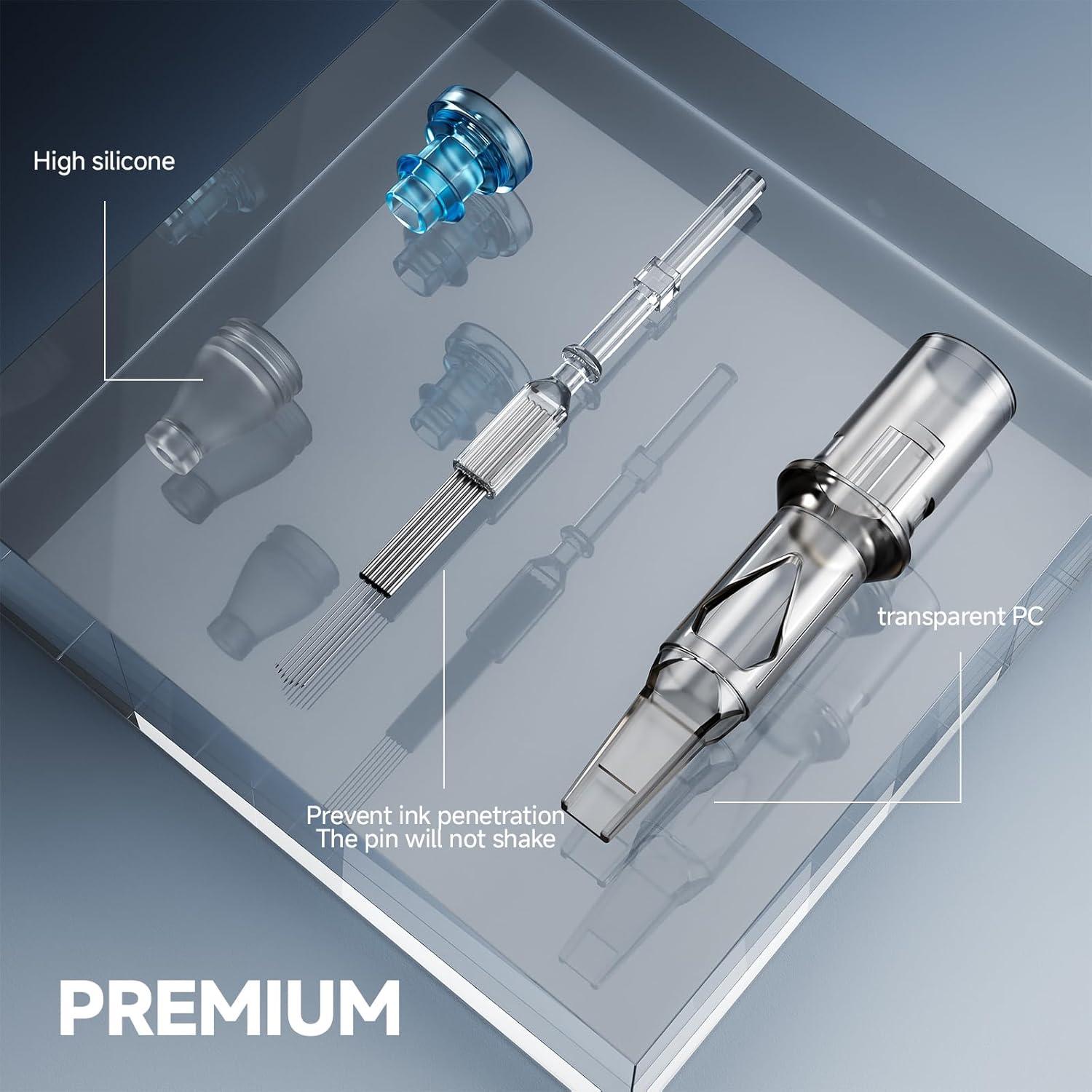 Agujas de Tatuaje KOOBA 1203RL 30 Pcs Liner Redondo Estándar