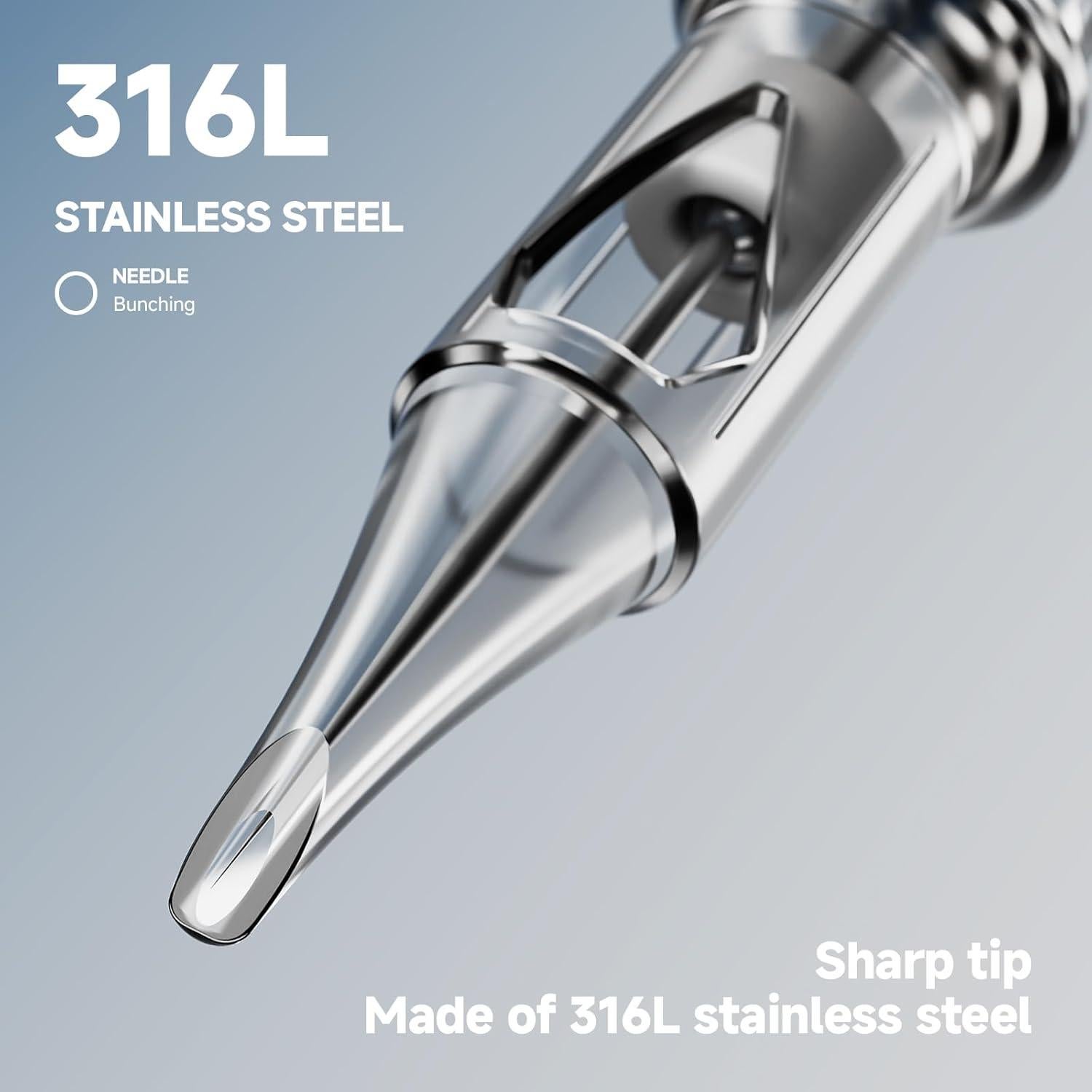 Agujas de Tatuaje KOOBA 1203RL 30 Pcs Liner Redondo Estándar