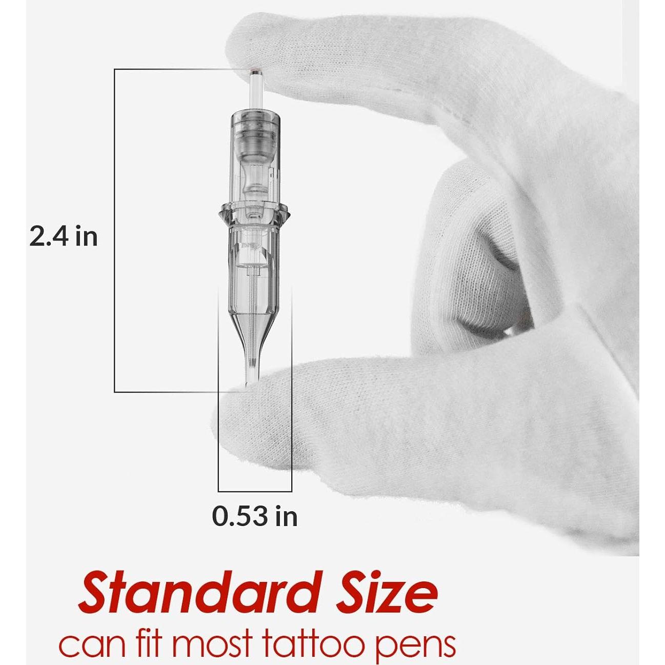 Agujas de Cartucho para Tatuaje Wormhole 20pcs 3RL 5RL 5RM 7RM