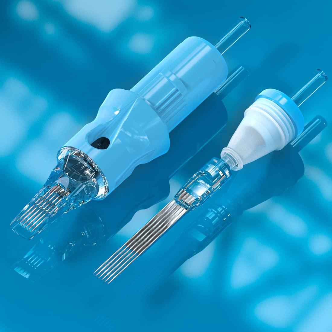 Agujas de Cartucho Dragonhawk 50 Piezas Mixtas para Tatuaje