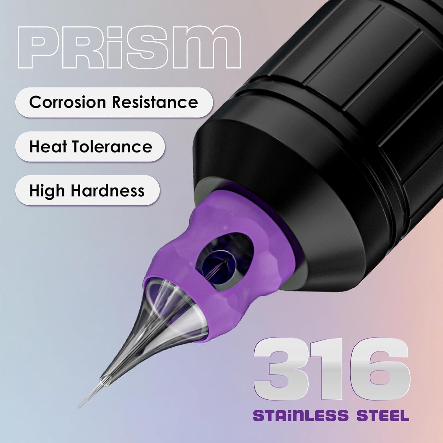 50 Agujas de Cartucho Tatuaje Neebol #12 Liner y Shader