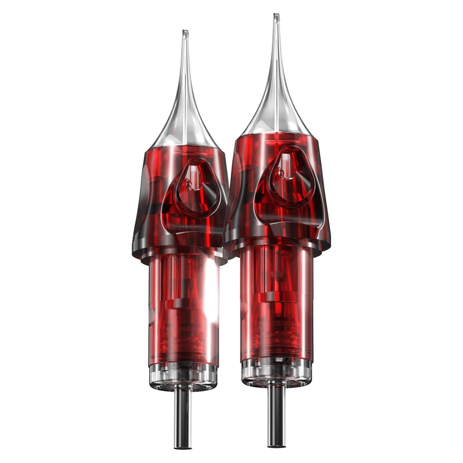 Cartucho de Agujas de Tatuaje CNC 5RL 20 Pcs Redondas con Membrana