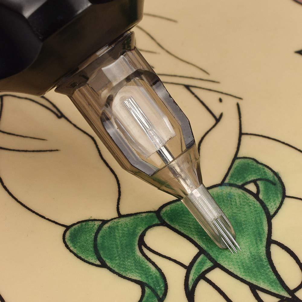 100 Agujas de Tatuaje Desechables ATOMUS 3RL 5RL 7RL 9RL