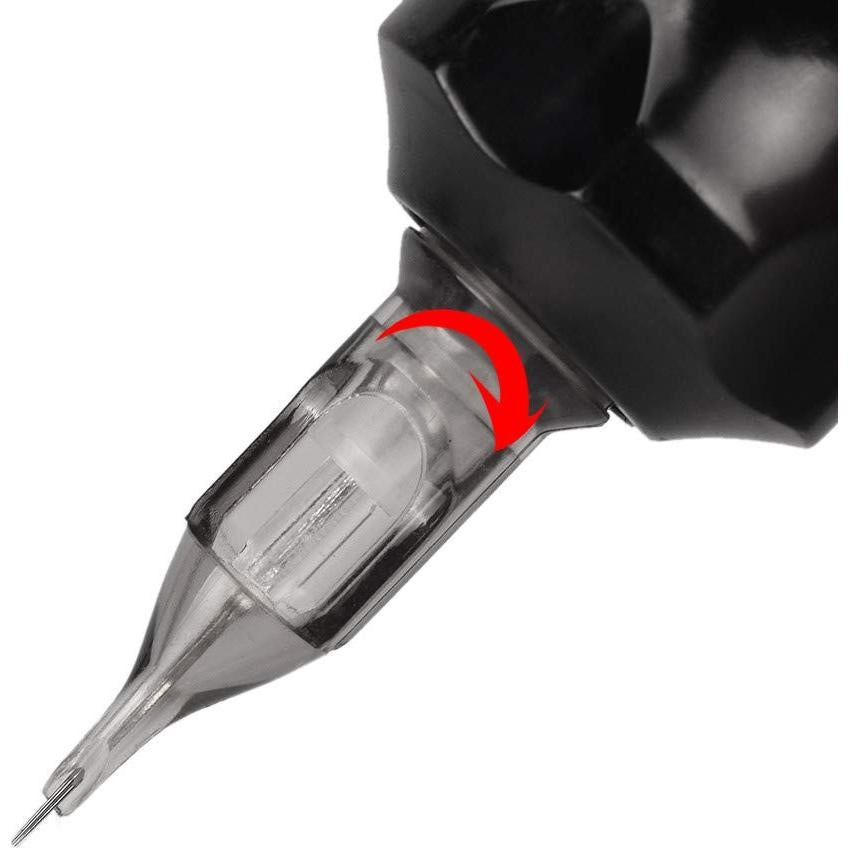 100 Agujas de Tatuaje Desechables ATOMUS 3RL 5RL 7RL 9RL