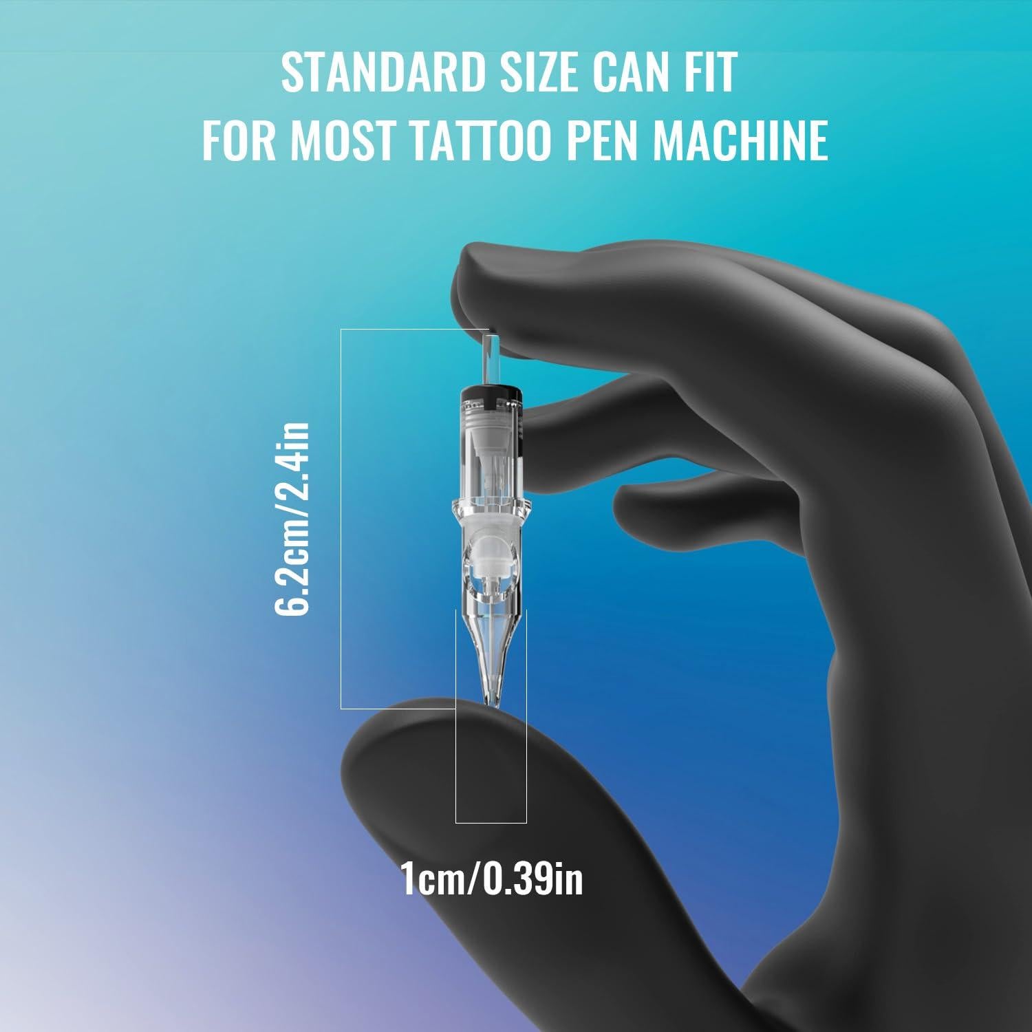 Cartuchos de Agujas de Tatuaje YILONG 50 Pcs Mixtos 3RL-11RM