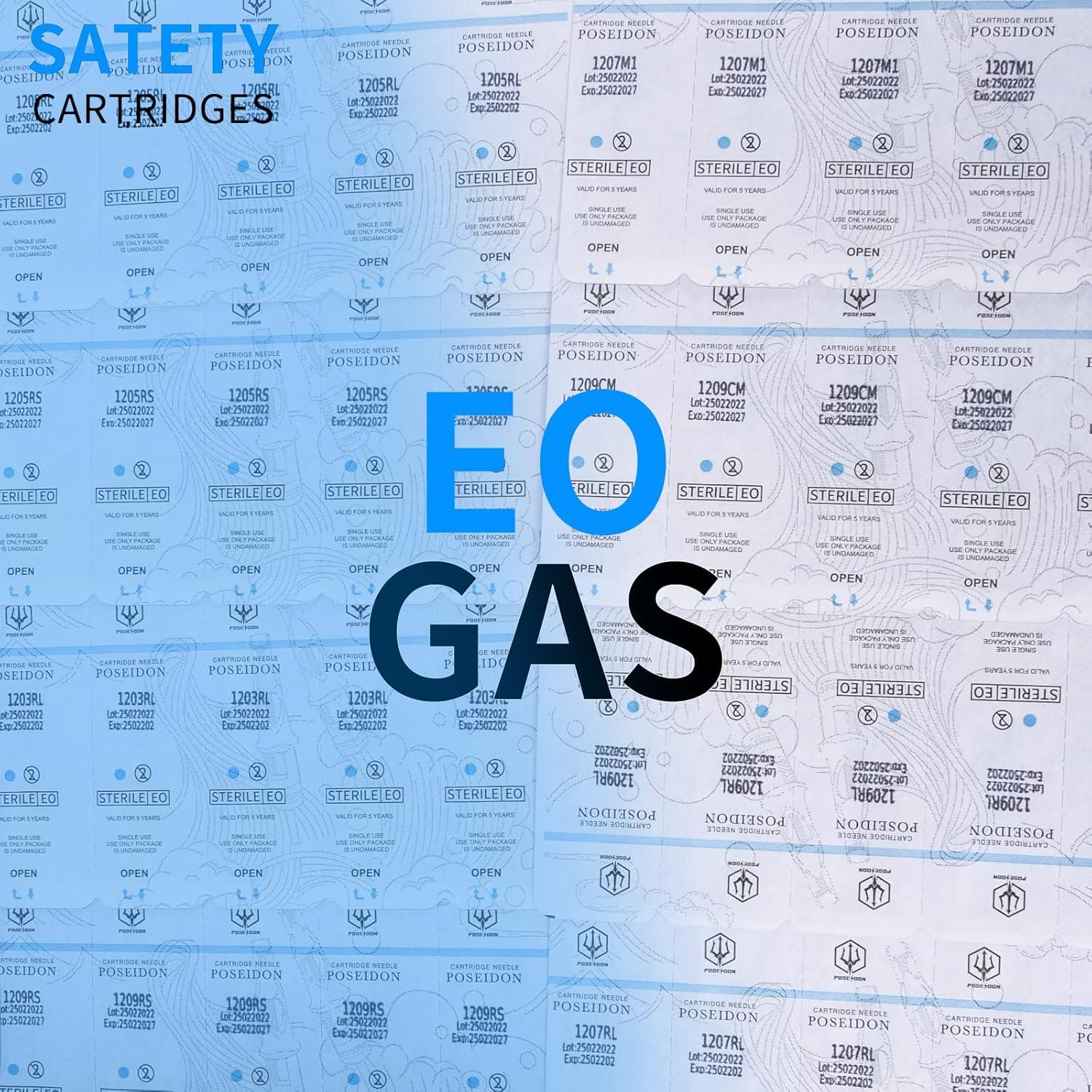 Agujas de Tatuaje Poseidon V3 Cartucho 30pcs Mixto Estéril