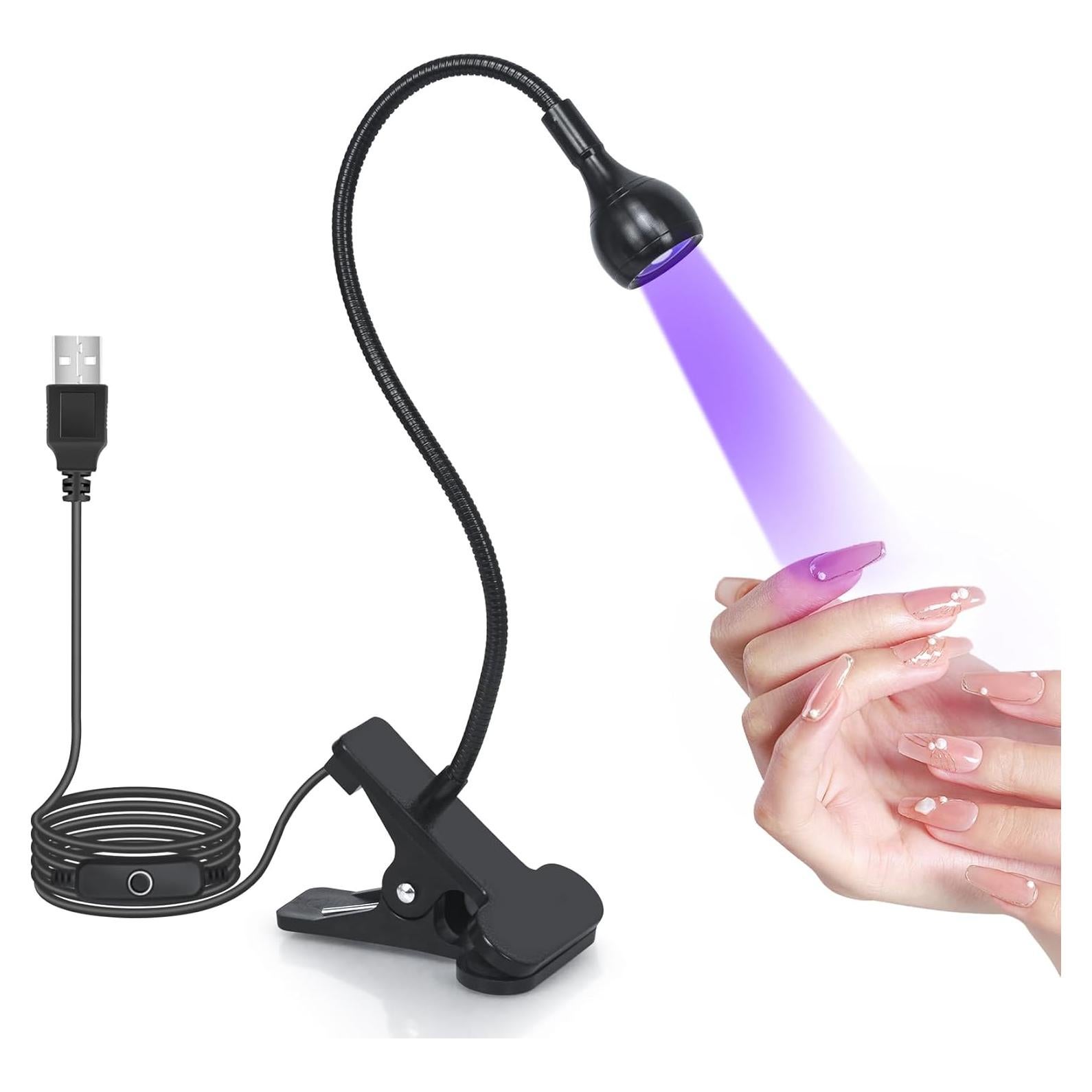 Lámpara UV Geisofu con Brazo Flexible y 4 Niveles de Luz