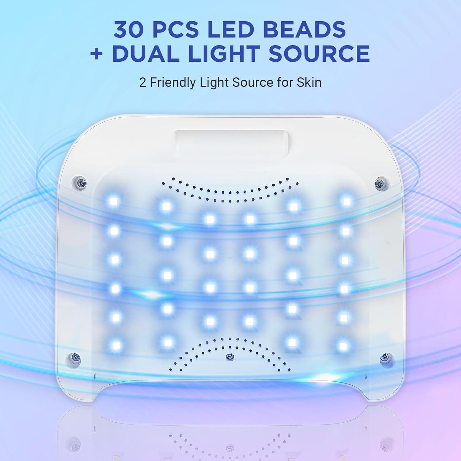 Lámpara UV LED Inalámbrica Aedavey para Uñas de Gel