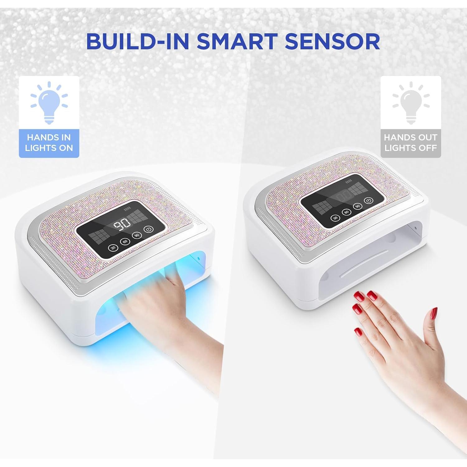 Lámpara UV LED Inalámbrica Aedavey para Uñas de Gel