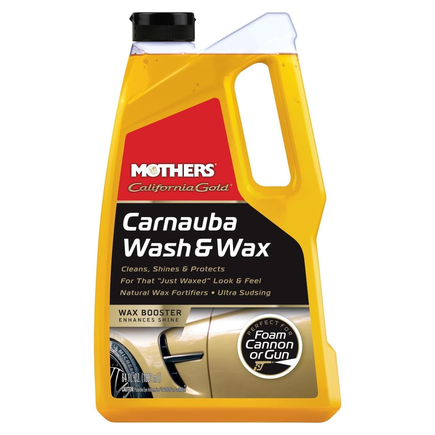 Mothers Lavado y Cera de Carnauba 1.89 L - Brillo y Protección