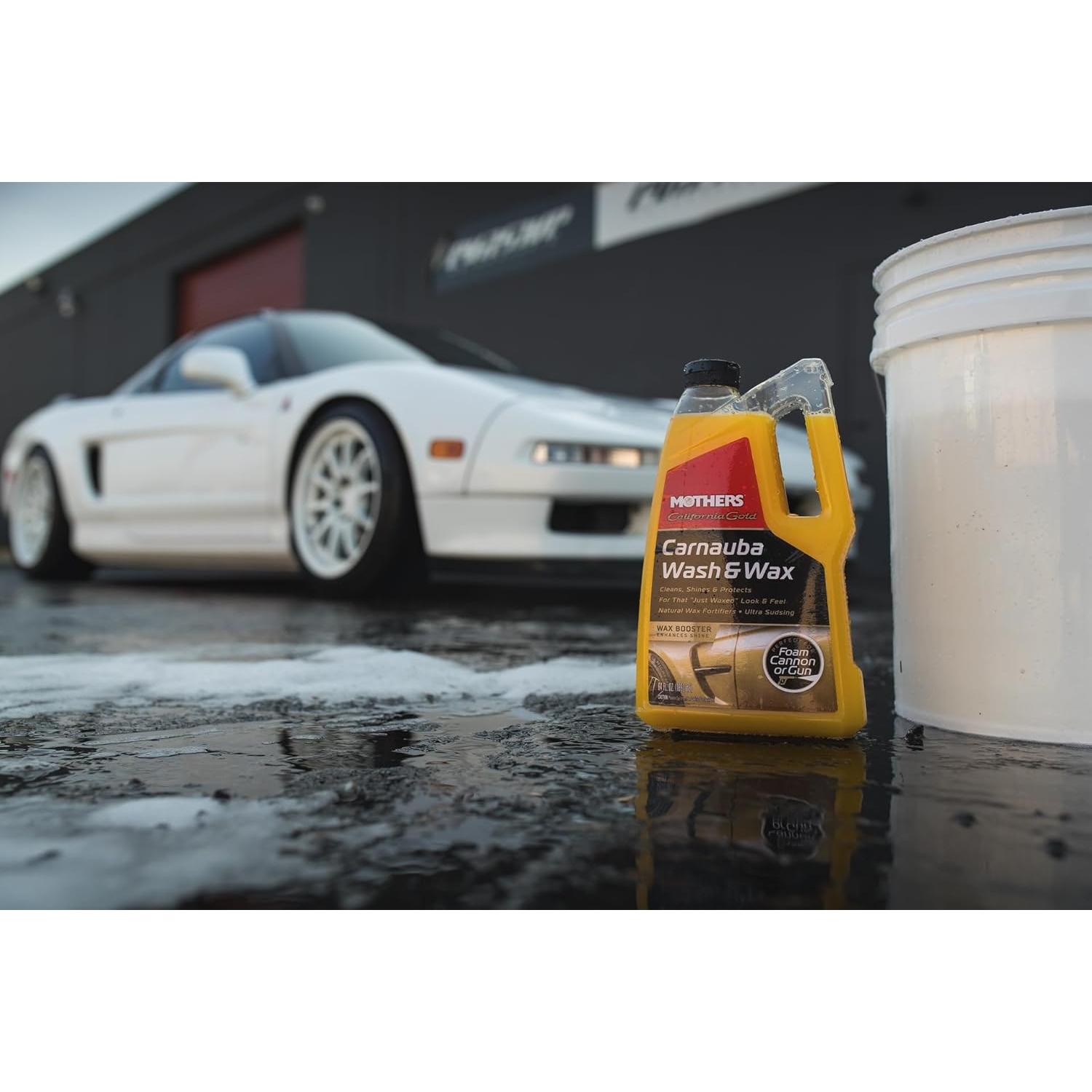 Mothers Lavado y Cera de Carnauba 1.89 L - Brillo y Protección