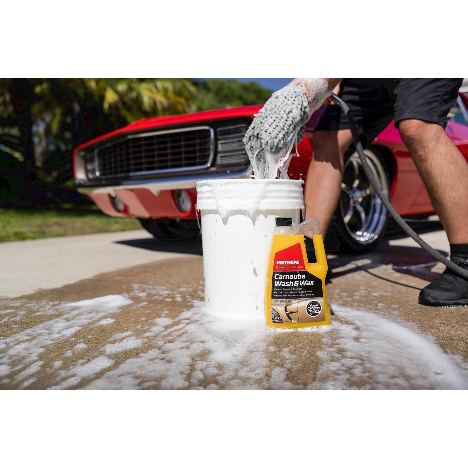 Mothers Lavado y Cera de Carnauba 1.89 L - Brillo y Protección