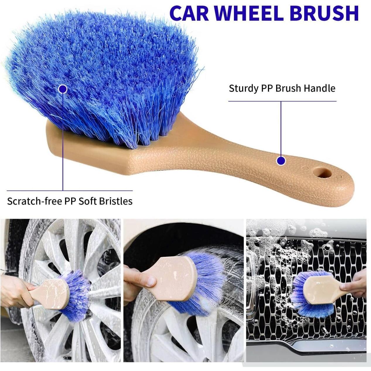 Kit de Limpieza de Autos Wontolf - Cepillo 157 cm Microfibra