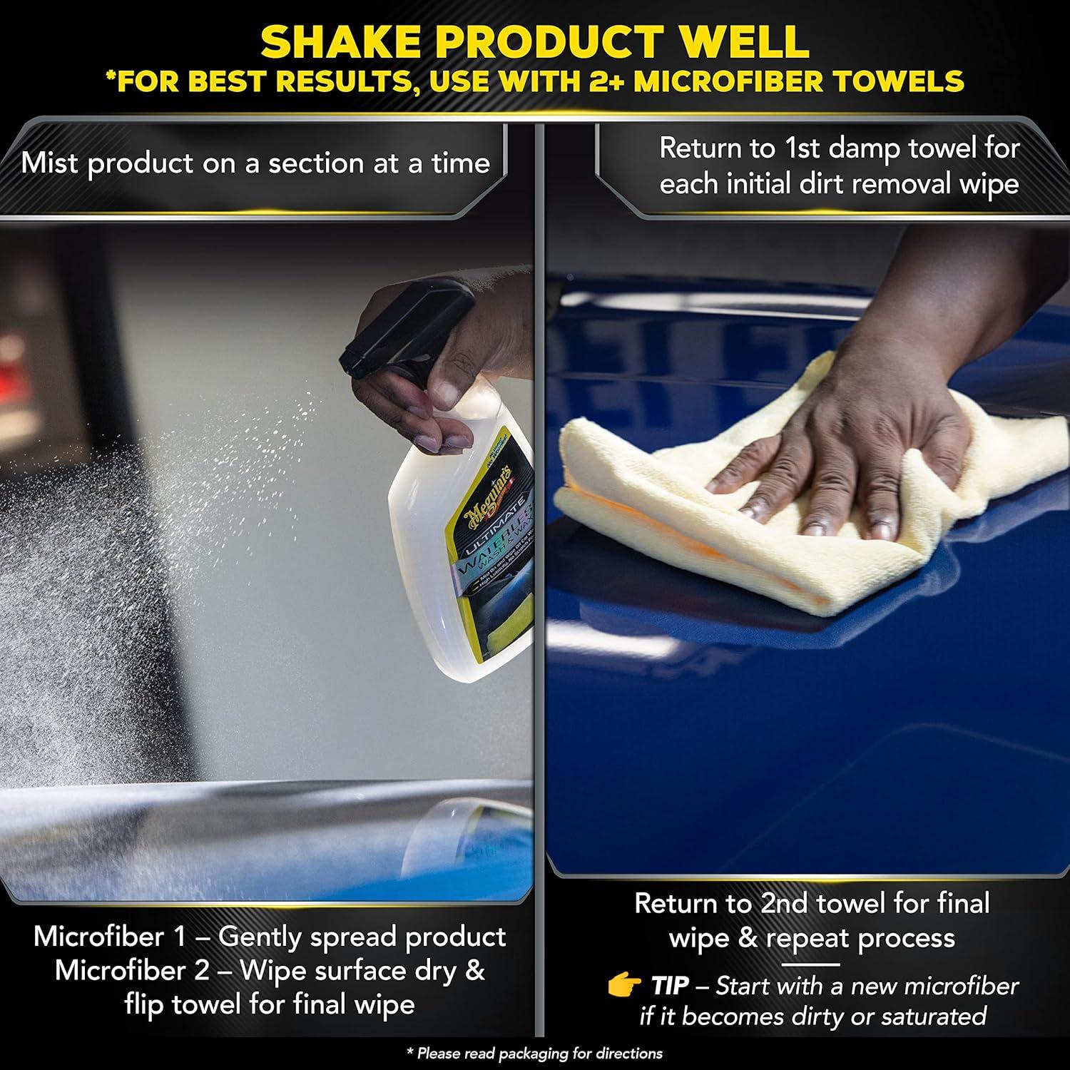 Lavado y Cera Sin Agua Meguiar's Ultimate 768 ml 2 en 1