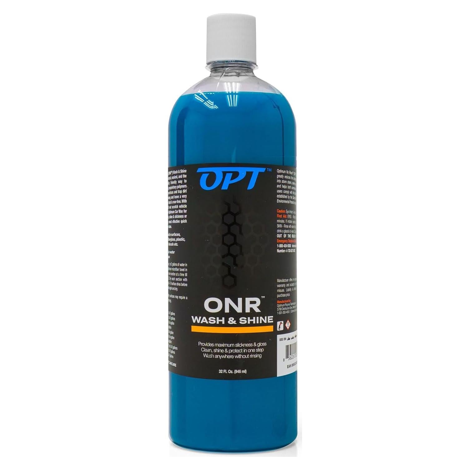 Optimum No Rinse Lavado de Autos 32 oz - Ecológico y Seguro