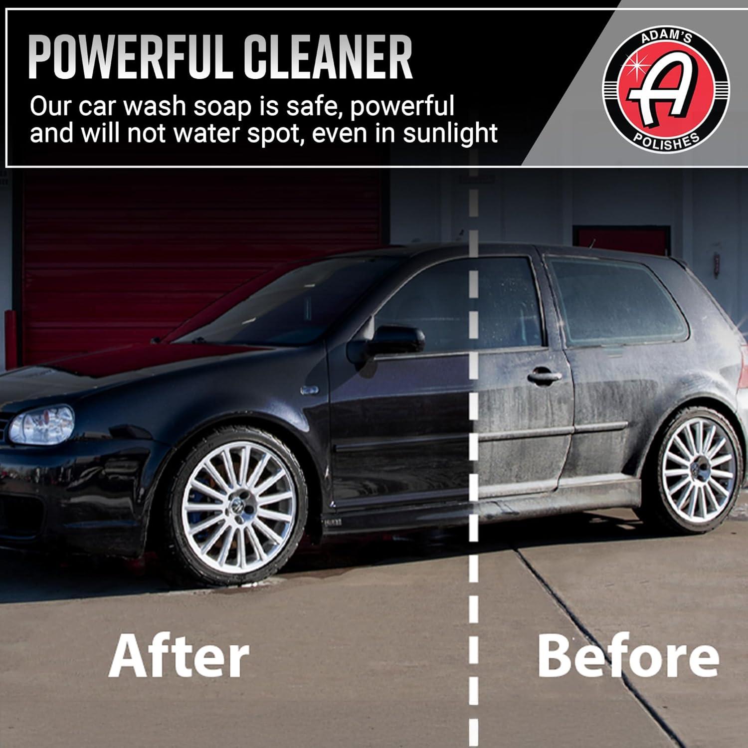 Champú para Autos Adam's 473 ml - Biodegradable y Neutro pH