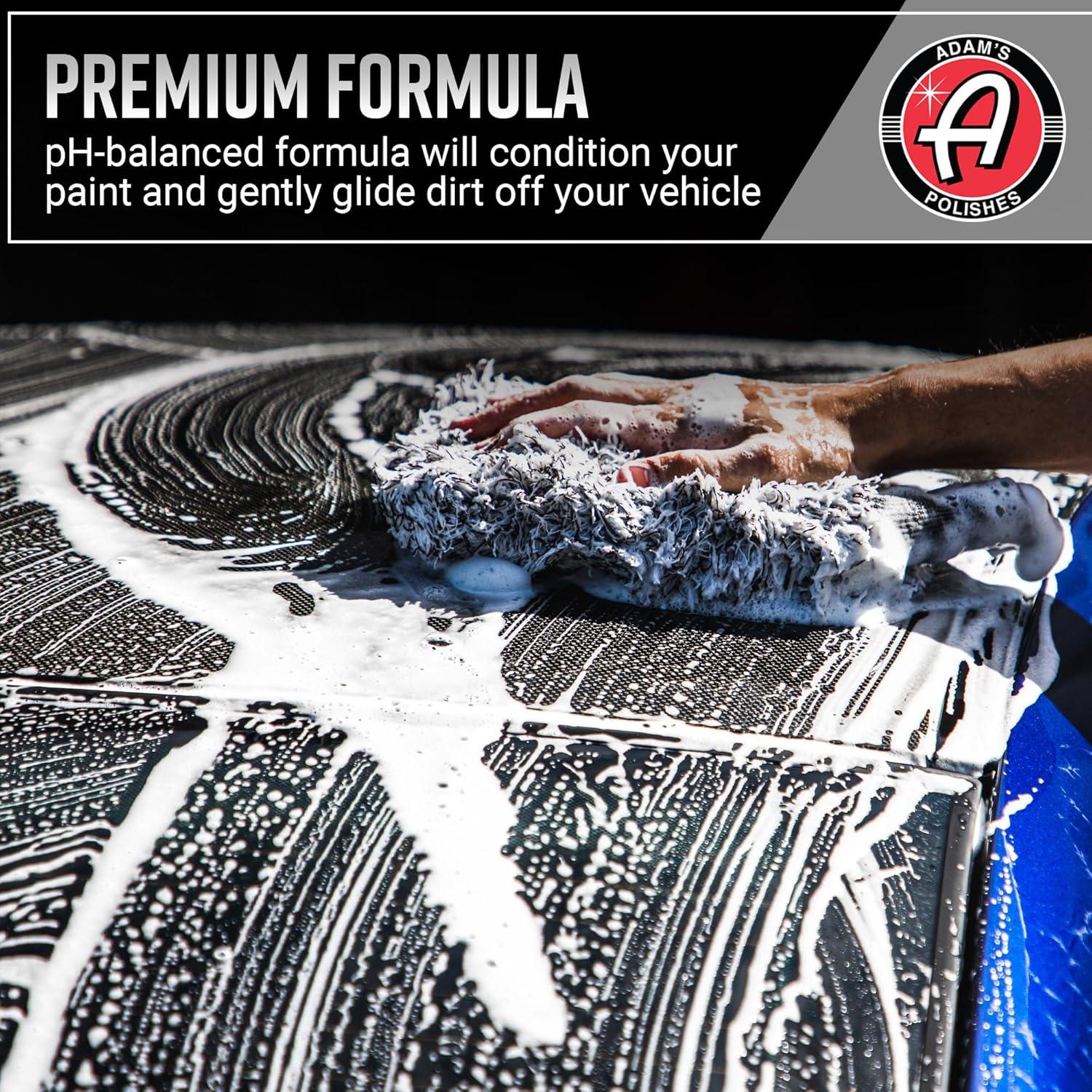 Champú para Autos Adam's 473 ml - Biodegradable y Neutro pH