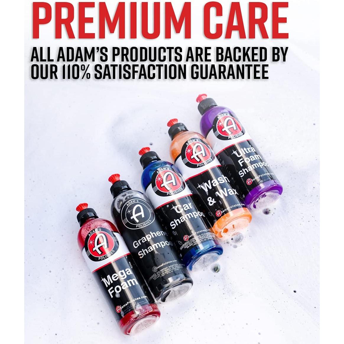 Jabón para Autos Mega Foam Adam 473ml - Neutro pH, Alta Espuma