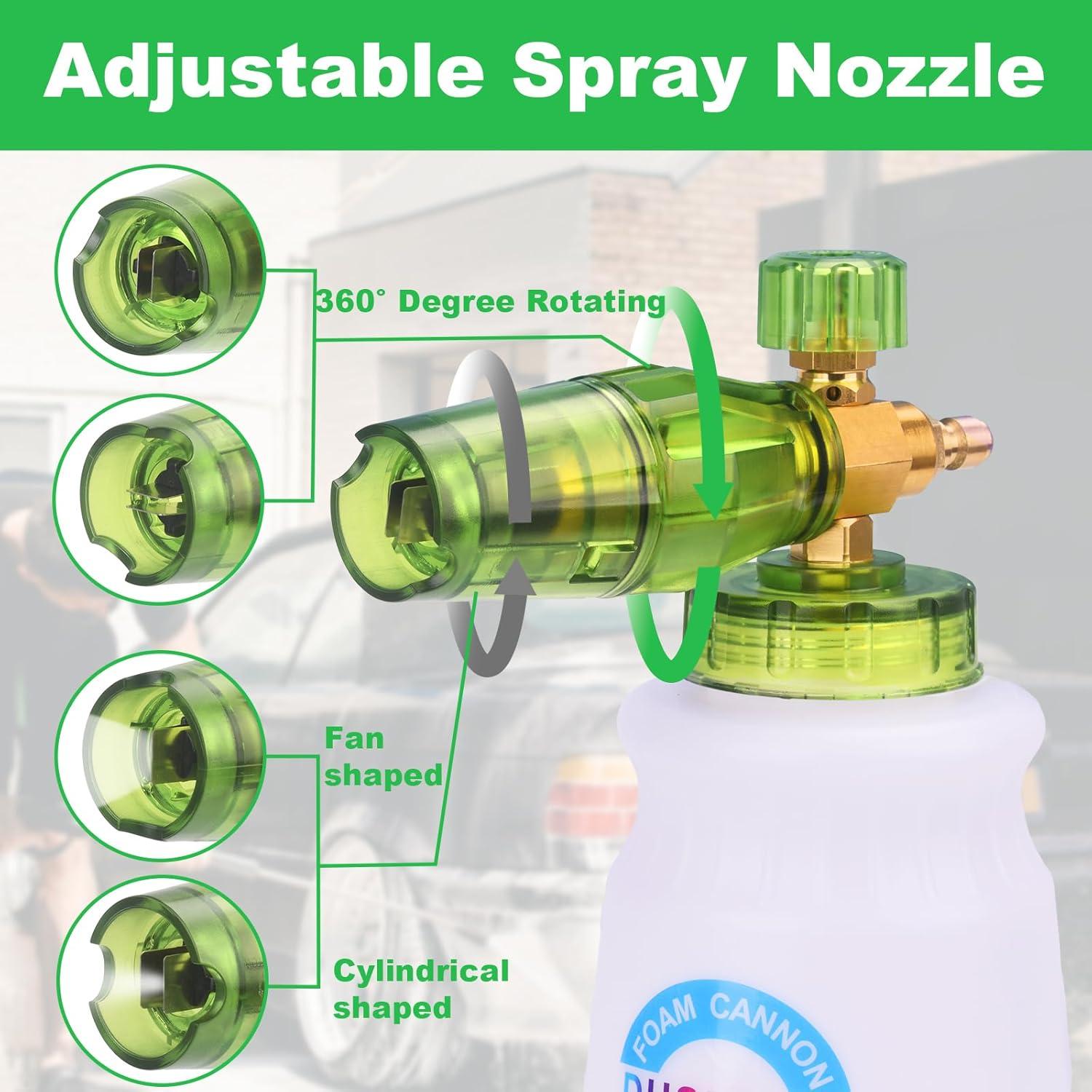 DUSICHIN Pistola de Lavado a Presión con Caño de Espuma 1.31 kg