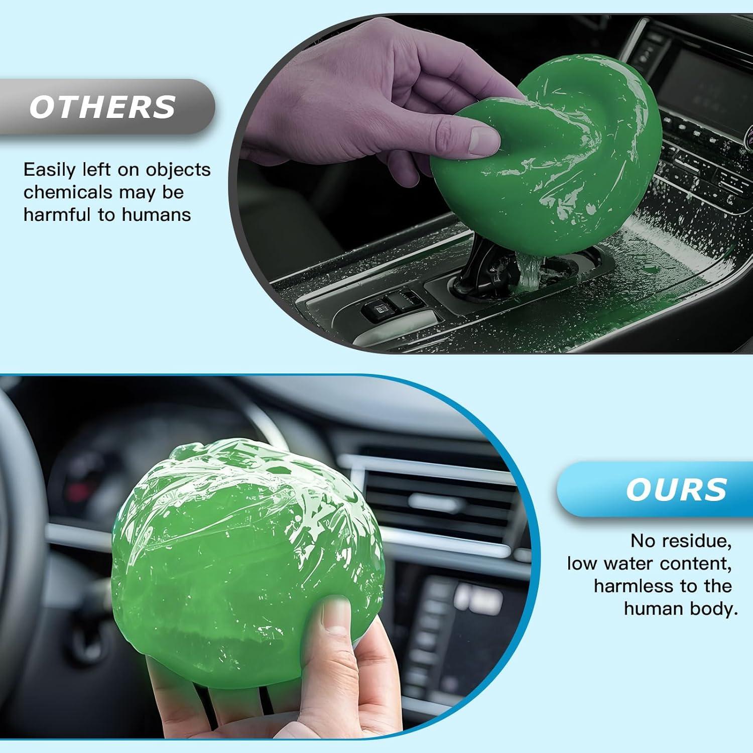 Gel de Limpieza Interior de Autos MysticHome 22.68 g Verde