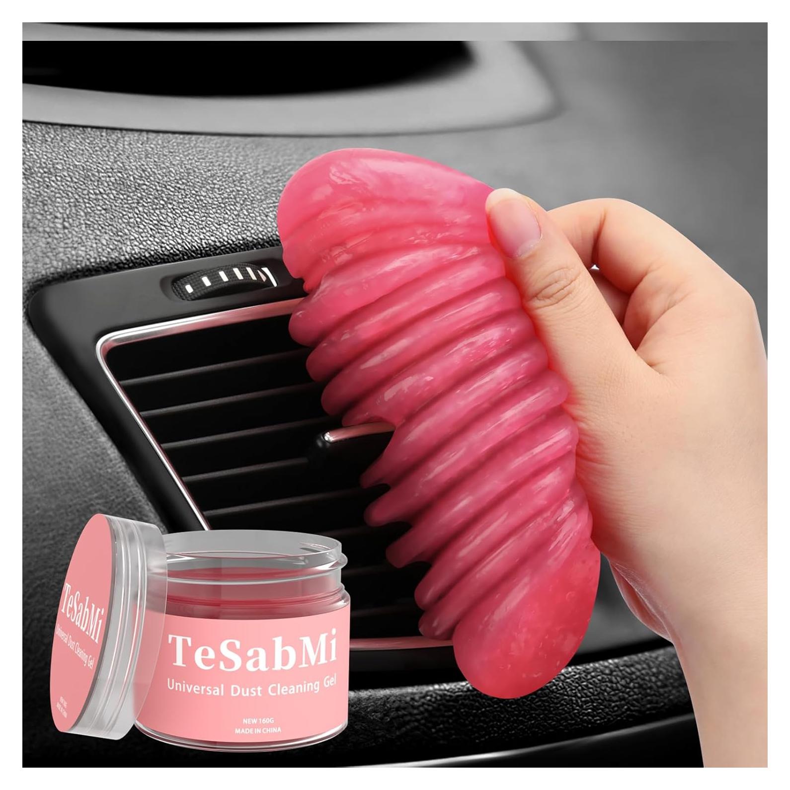 Gel de limpieza para automóviles TeSabMi 190g Rosa