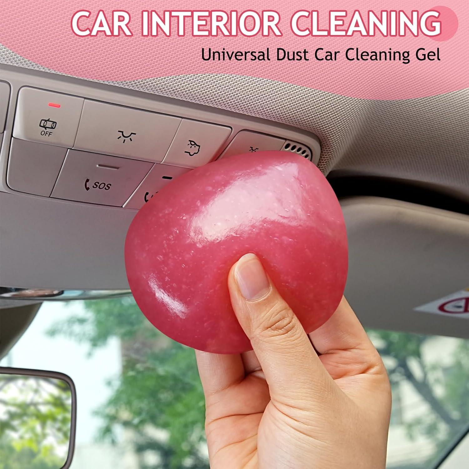 Gel de limpieza para automóviles TeSabMi 190g Rosa