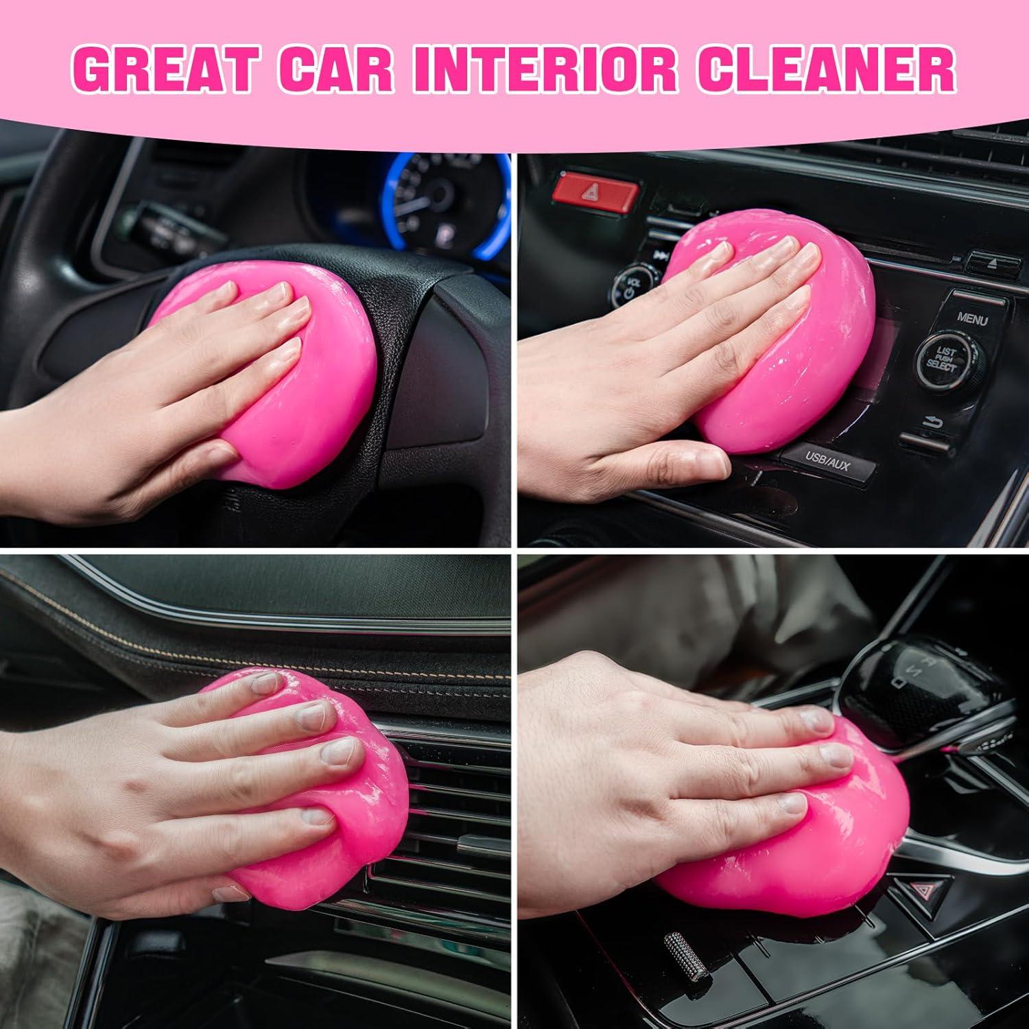 Paquete de 4 Gel de Limpieza VIOVIEW Rosa 28 oz para Auto