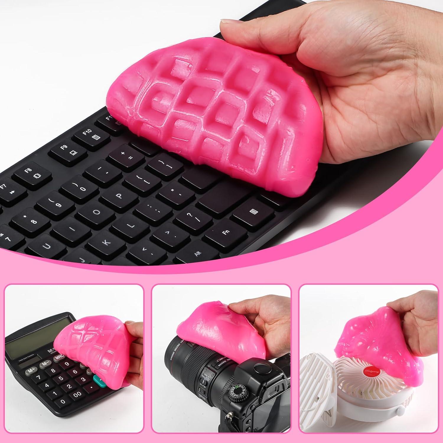 Paquete de 4 Gel de Limpieza VIOVIEW Rosa 28 oz para Auto