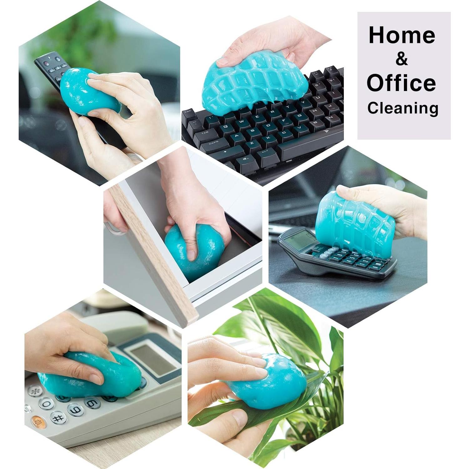 TICARVE Gel de Limpieza para Automóviles 2Pack 320g Reutilizable