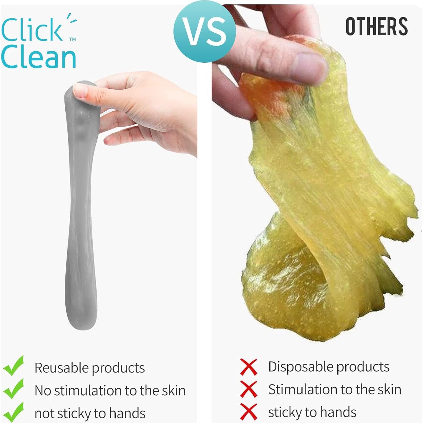 Gel de Limpieza CLICK CLEAN 198g para Coche y Teclados