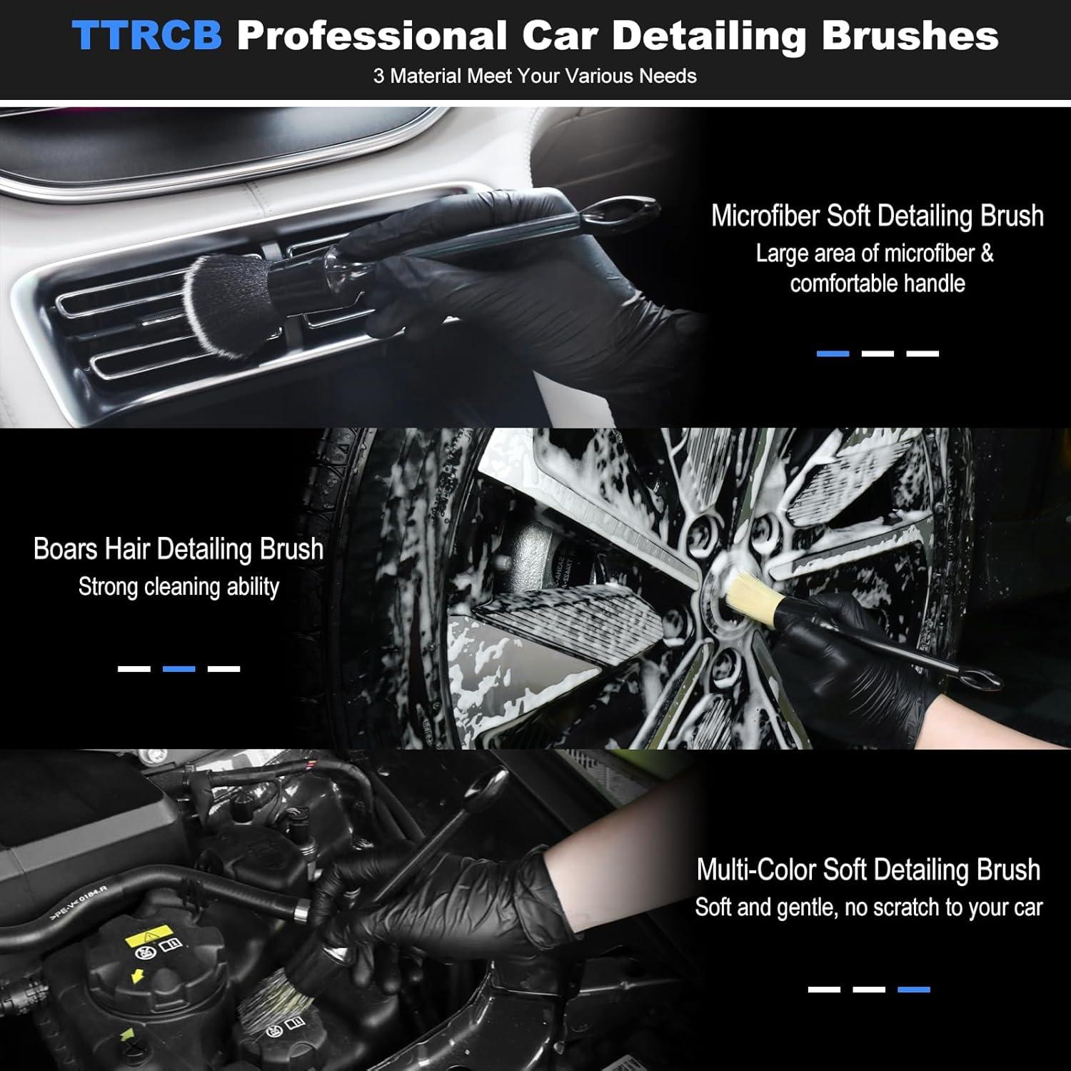 Kit de Limpieza Interior para Autos TTRCB - 10 Piezas