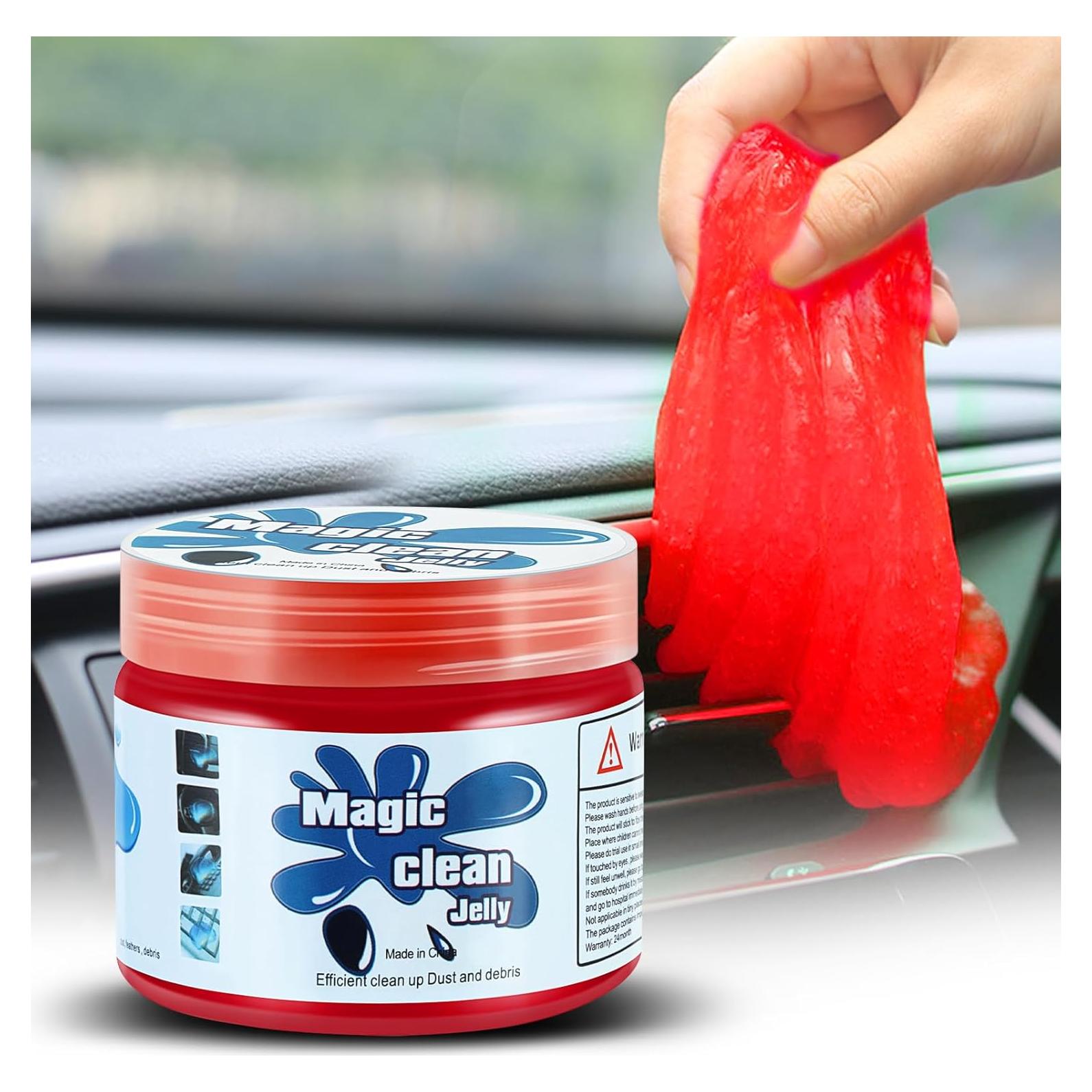 Gel de Limpieza Magshion 200g para Auto y Oficina - Rojo