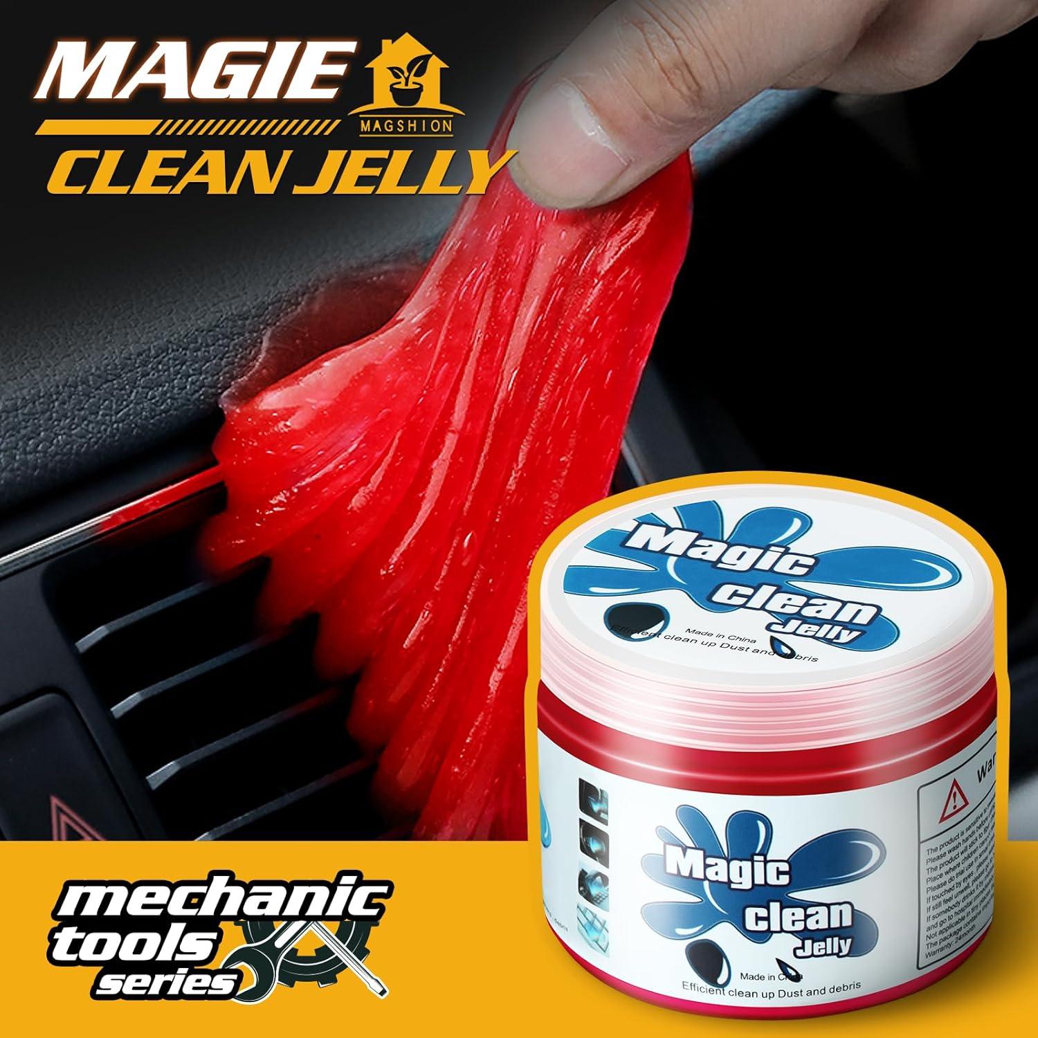 Gel de Limpieza Magshion 200g para Auto y Oficina - Rojo