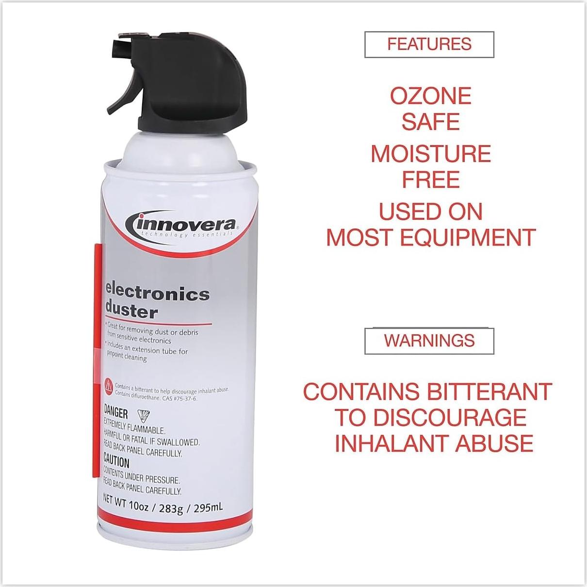 Limpiador de Aire Comprimido Innovera IVR10012 284 g (2 Paquete)