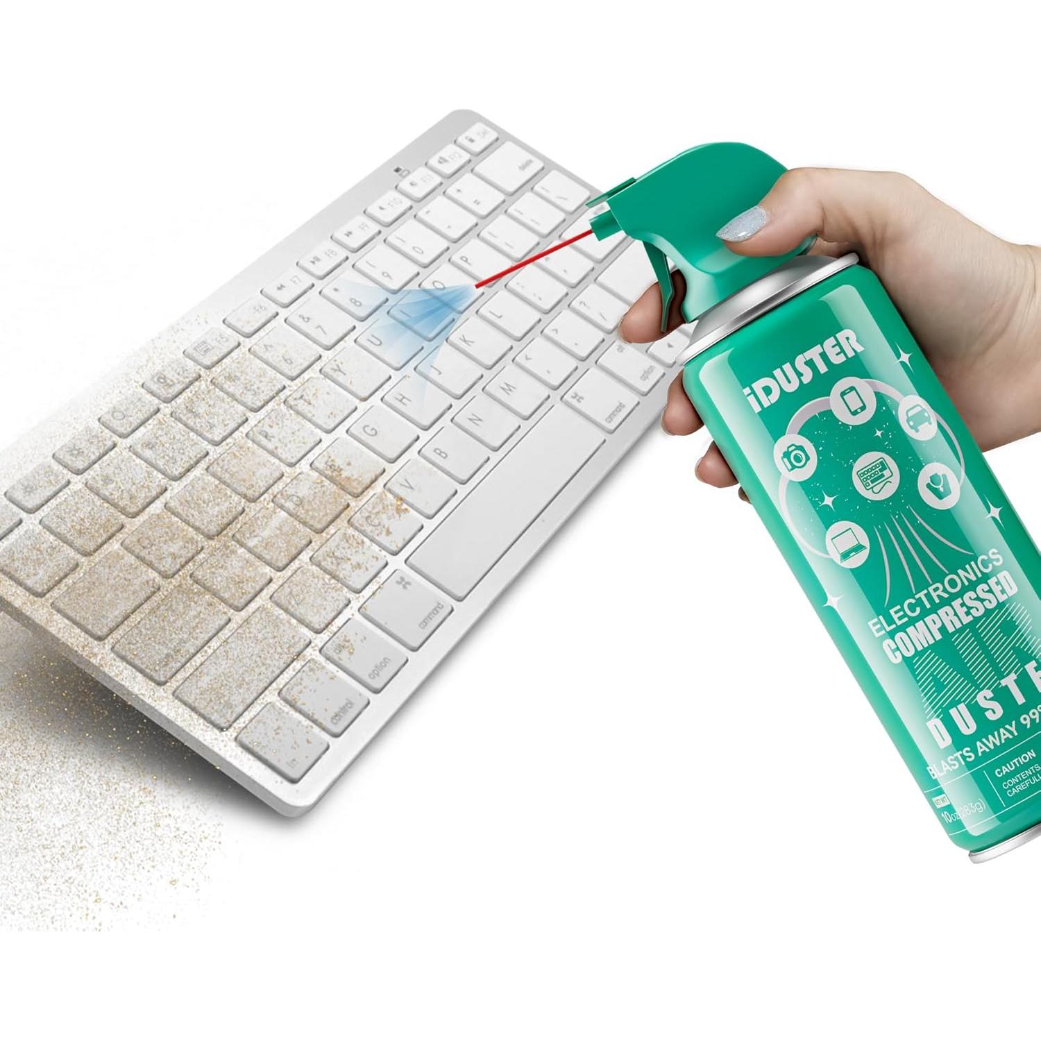 Limpiador de Teclados iDuster 283.5ml Aire Comprimido